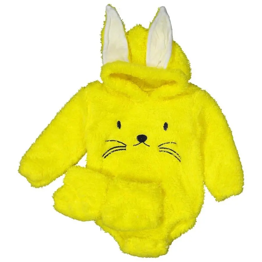 

Rabbit Nakışlı Eared Patikli Yellow Body Plush Zıbın
