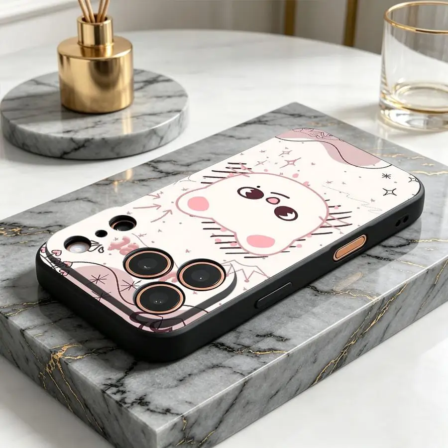 Чехол для Apple iPhone 17 Pro Max 14 X XS XR 16 17e 16e 15 Plus 12 Air 7 8 13 Mini 11 S-Strays Cute Ferret (art.: 3920dc8e308df) - 3920dc8e308df