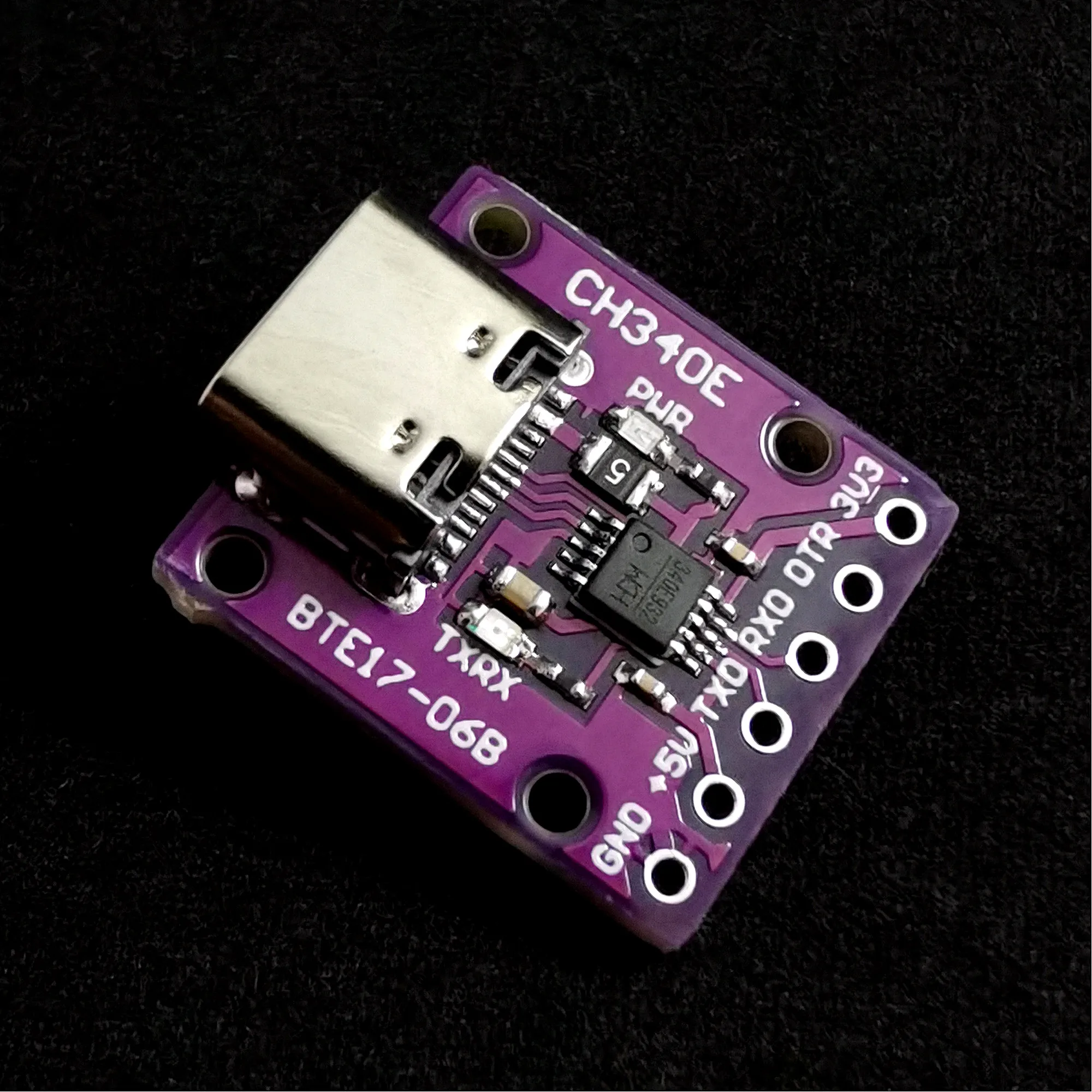 Последовательный преобразователь CH340E MSOP10 USB 2 0 в TTL модуль альтернатива CP2104 CP2102