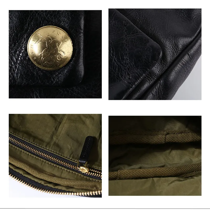 Fashion high quality genuine leather men's small chest bag designer luxury natural cowhide outdoor daily sports waist pack Teens