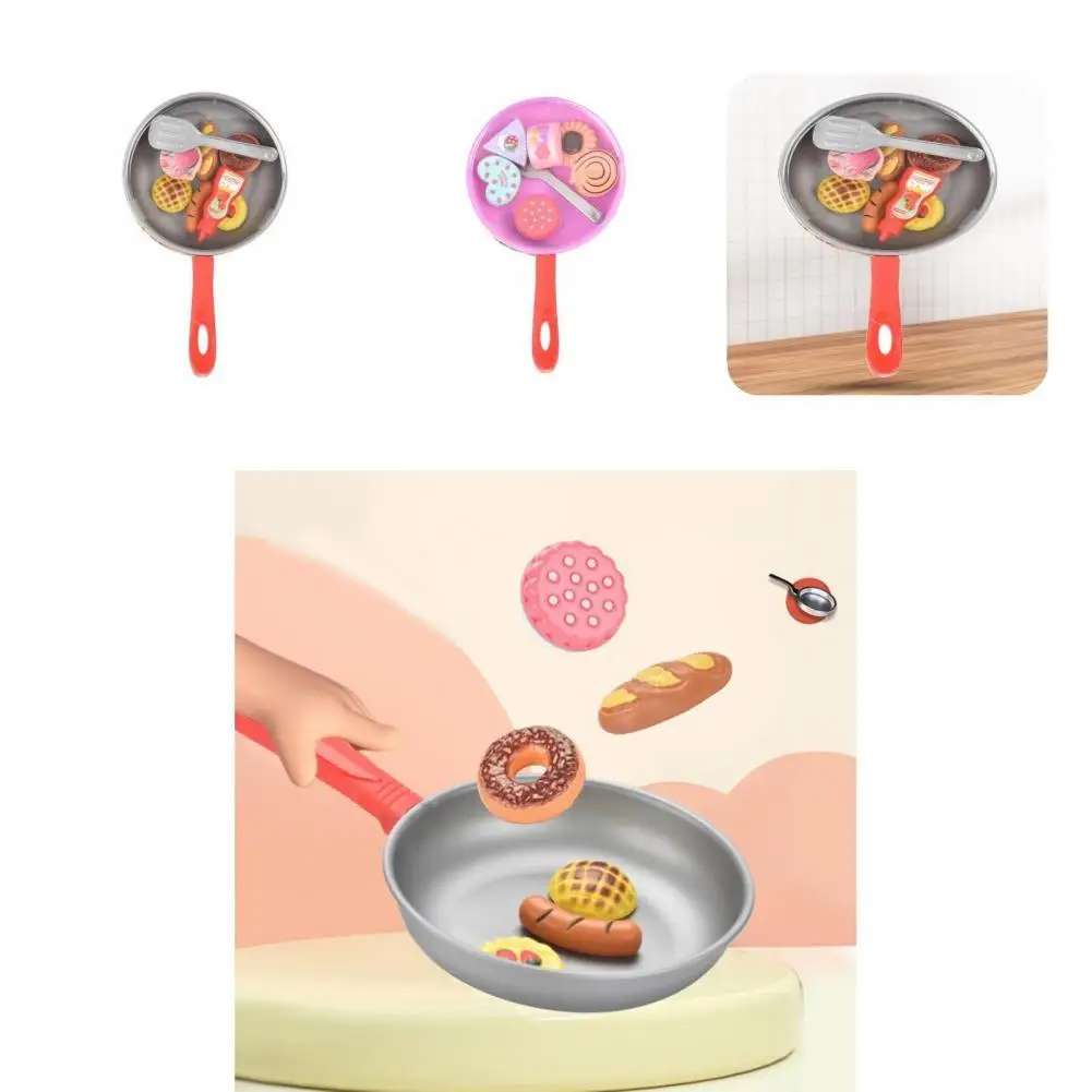 

Гладкая игрушка для ролевых игр, 1 комплект, игрушка для ролевых игр, прочная имитация кухонных принадлежностей, износостойкая игрушка для д...