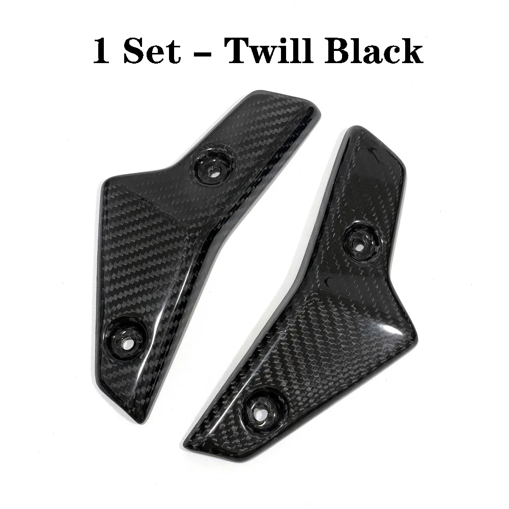 

Для Triumph Street Triple 765 S R RS 2020 2021 2022 3K аксессуары для мотоциклов из углеродного волокна Внешний радиальный фильтр боковые панели