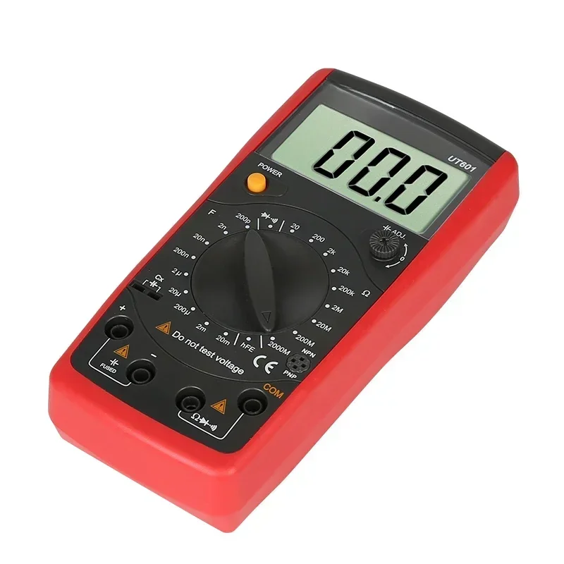 Фото Для UNI-T UT601/UT603 Измеритель индуктивности и емкости LCR Метр Сопротивление емкости Конденсаторы Транзистор Диодный тестер №4