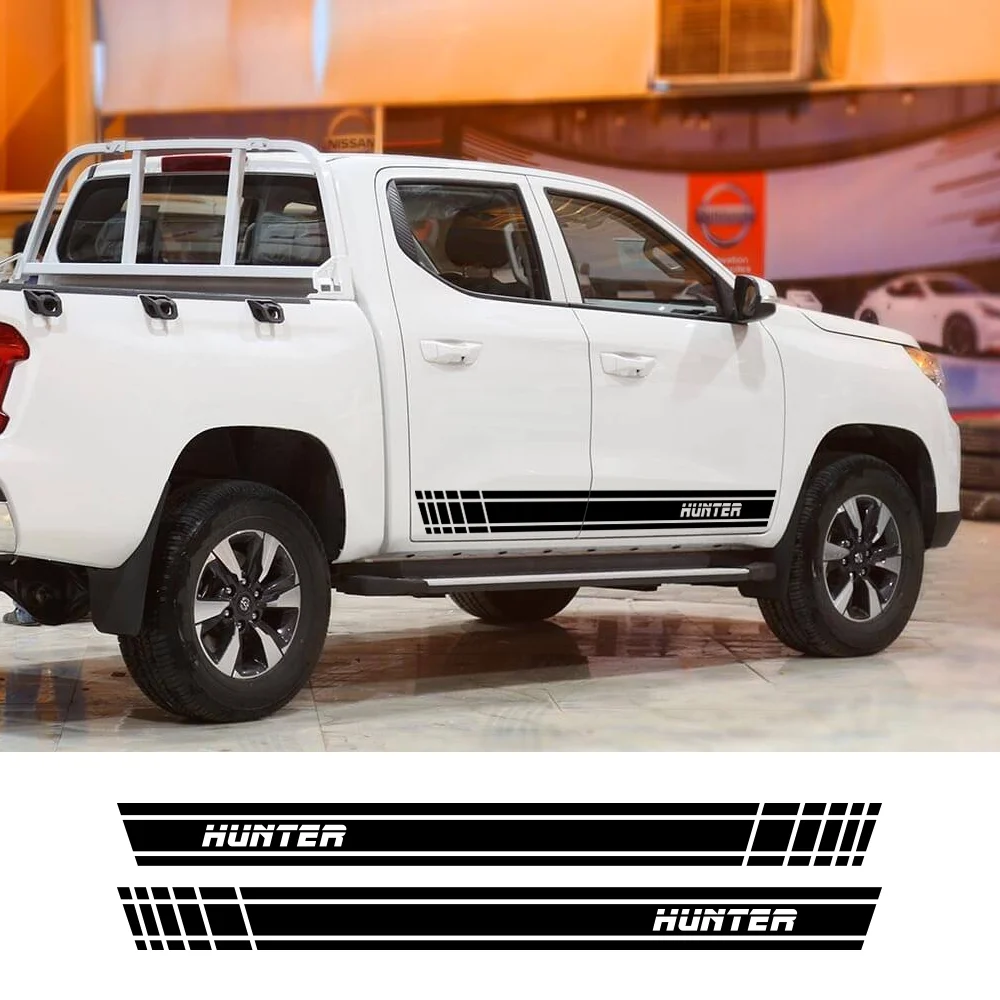 

Наклейка на дверь и боковую сторону пикапа для Changan Hunter F70 Omega Sigma Delta, полосы для грузовика, декоративная наклейка, автомобильный чехол, аксес...