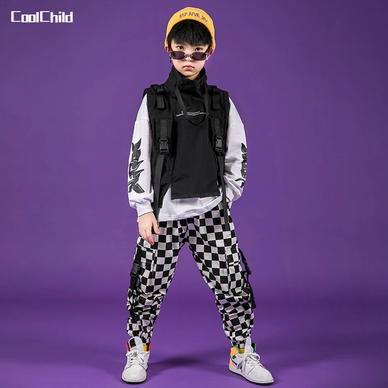 Clothes Sets Child Jazz Costume Kids Streetwear