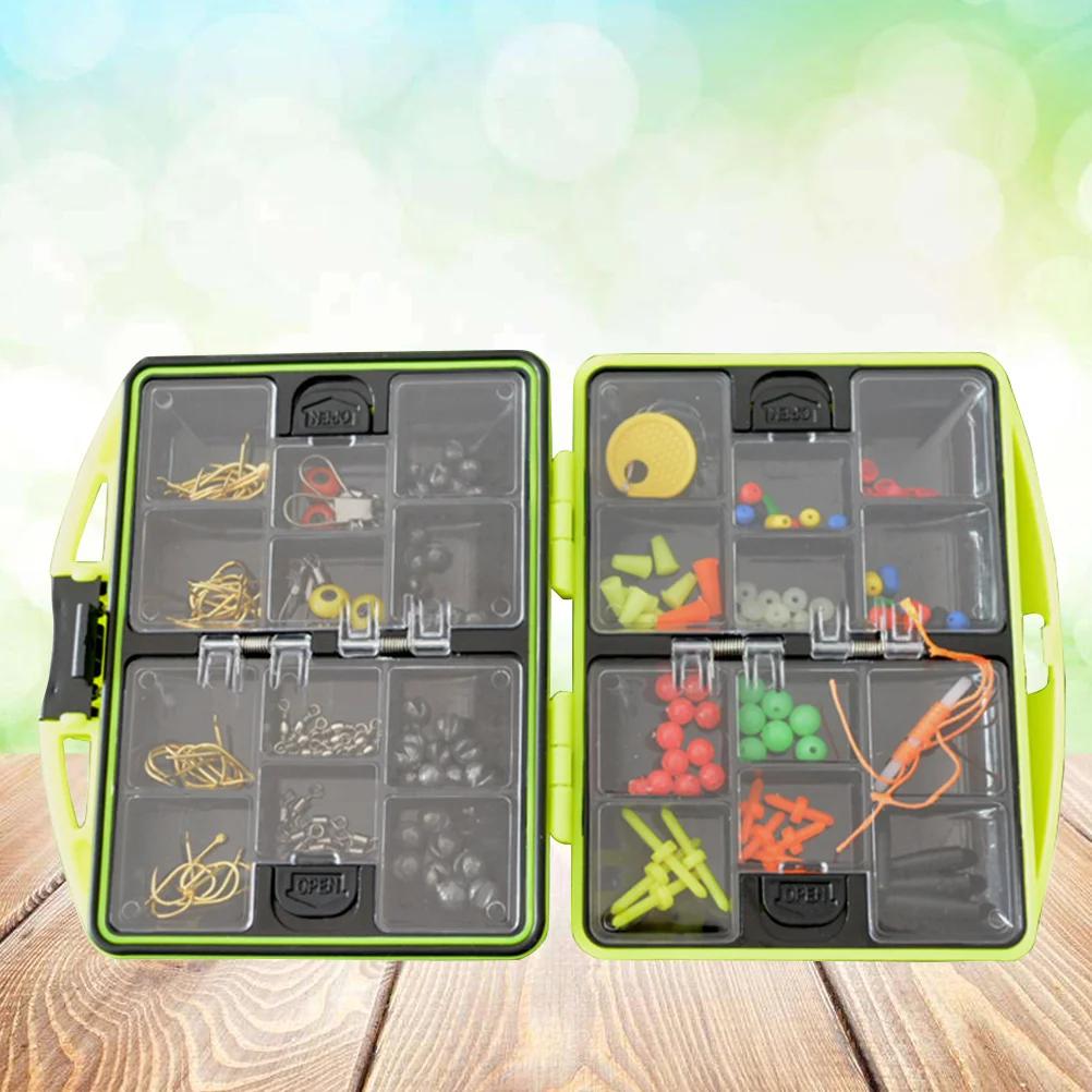 

1 Set Lightweight Portable Durable Fish Tackles Swivels Kits Fishing Tackle Box Fishing Tools