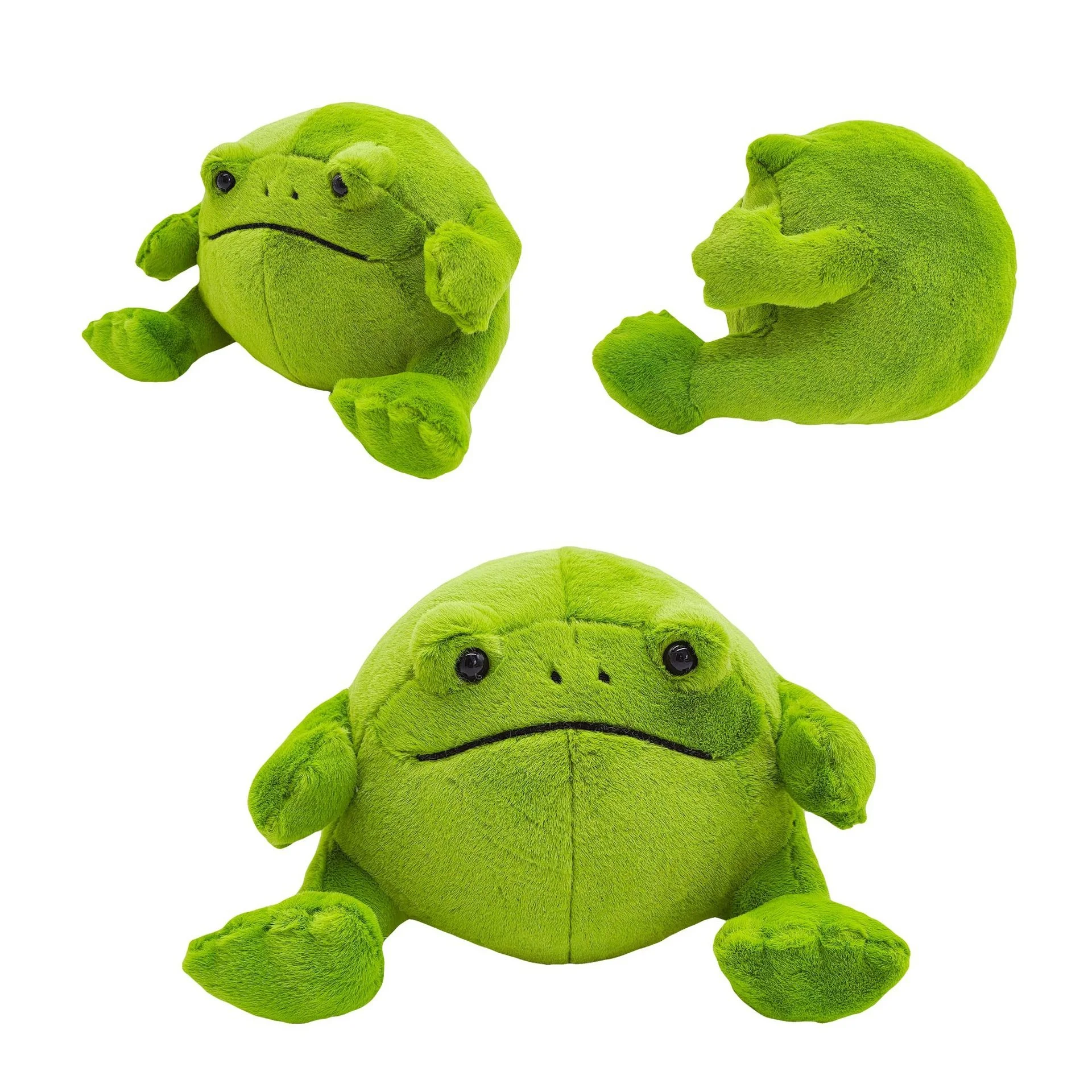 

16cm Ricky Rain Frog Plush Toy Super Soft Stuffed Animal Lovely Big Green Frog Doll Baby Toys Plushie Gift Room Decor For Kids