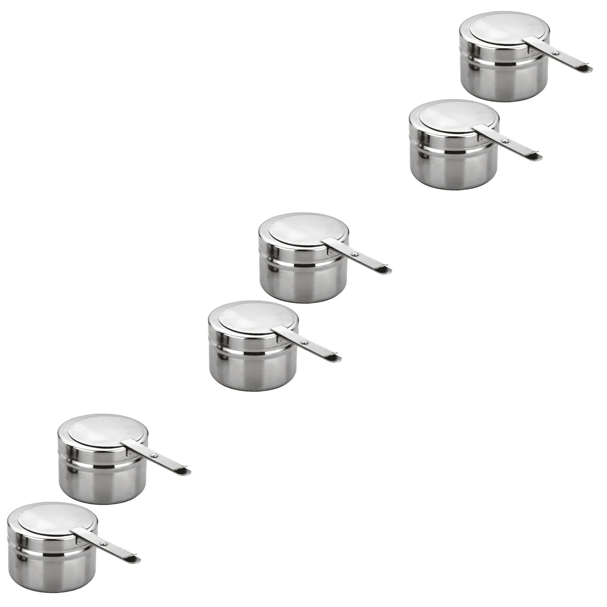 

6 шт., контейнер для топлива из нержавеющей стали с крышкой