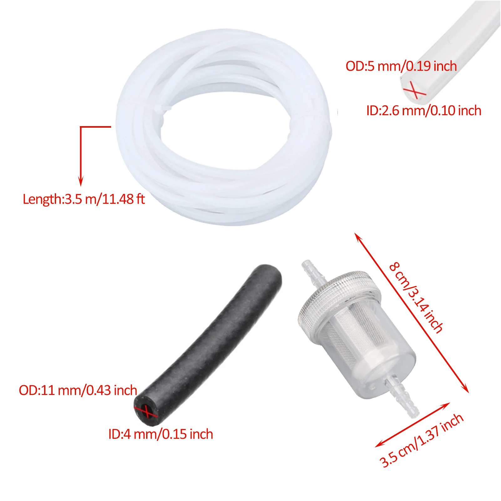 Автомобильный воздушный парковочный нагреватель Сменная трубка для топливной