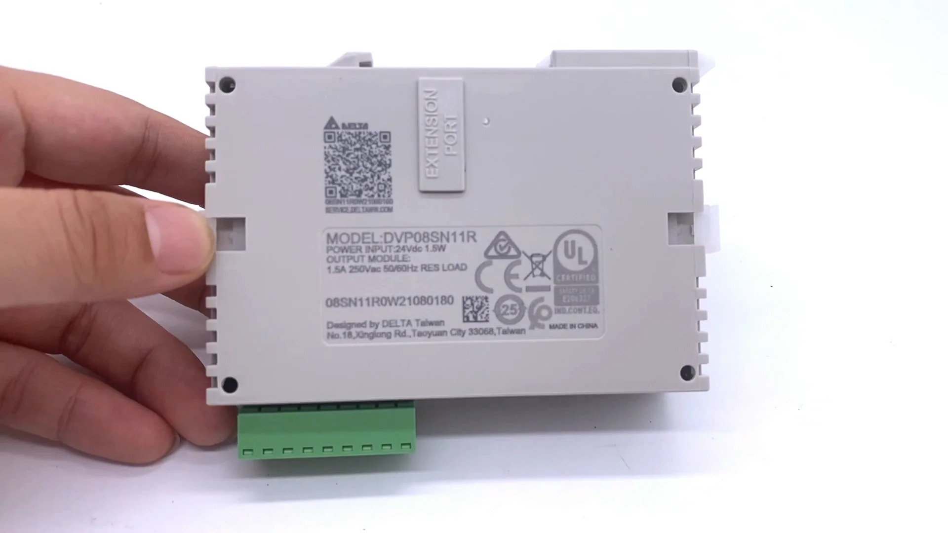 

DELTA PLC DIGITAL IO MODULE DVP-08SN11R