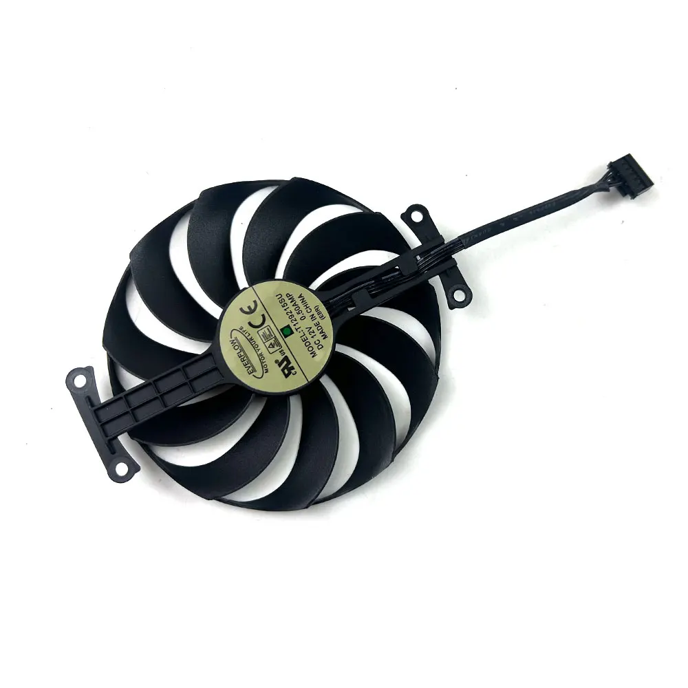 Фото Для ASUS PH GTX 1650 PH-GTX1650-O4GD6-P охлаждающий вентилятор 95 мм PLD10010B12HH T129215SU DC12V 6-контактный графический вентилятор №5