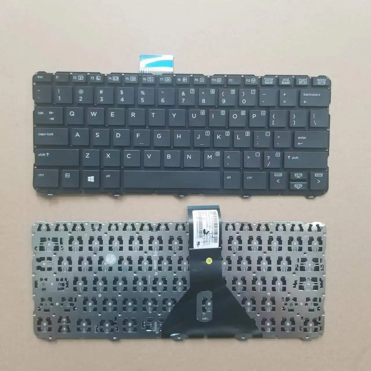 Новая английская американская клавиатура для HP EliteBook Folio 1020 G1 1030 с рамкой 9Z.NBMBV.10R