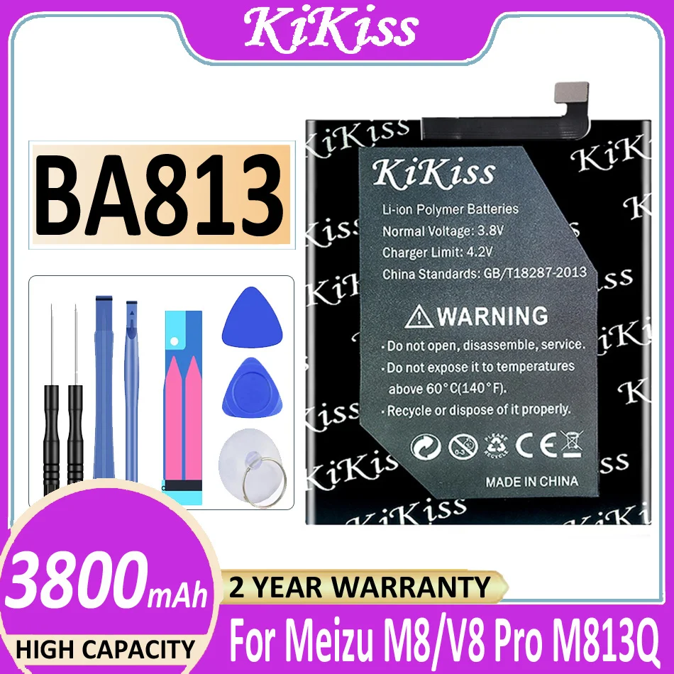 

Original KiKiss Battery BA813 3800mAh for Meizu V8 Pro V8Pro M813Q M813H Bateria