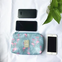 portable waterproof organizer storage bag for electronic accessories data cables earphone usb flash drive charger pc mouse
