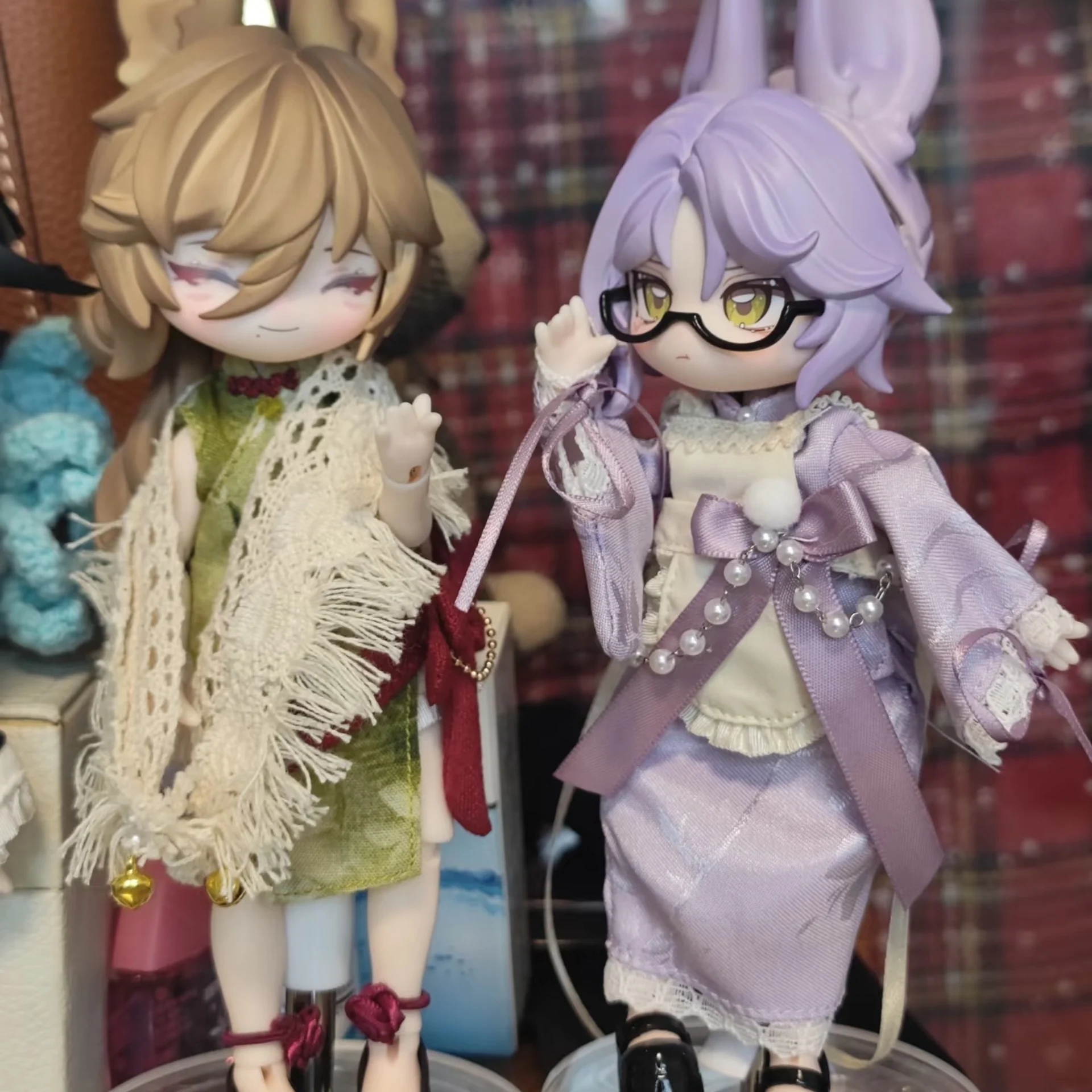 Подлинная 1/12 Bjd недейная кукла Jump Lunar Time Bunny Baby Series слепая коробка подвижная