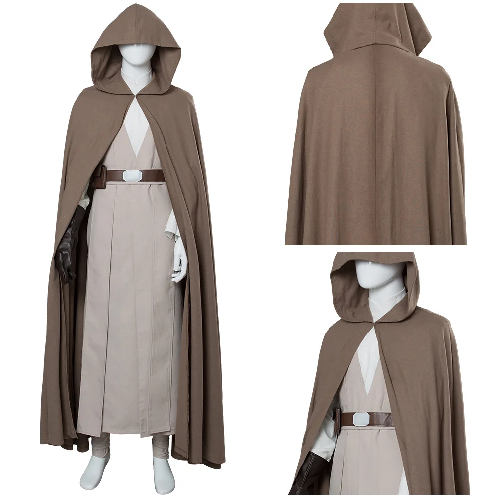 

Luke Skywalker Costume Cosplay Jedi Costume Full Set Uniform Halloween Carnival Costume Adult Full Set