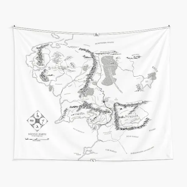 

Гобелен с изображением фэнтези-карты, домашнее полотенце, цветное подвесное украшение для путешествий, покрывало для гостиной, спальни, йог...