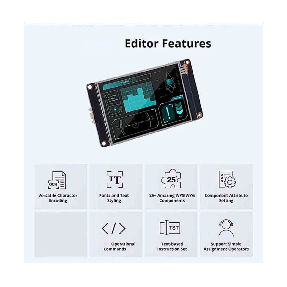 NEXTION HMI ЖК сенсорный дисплей NX4832K035 3 5-дюймовый резистивный Улучшенная серия UASRT TFT