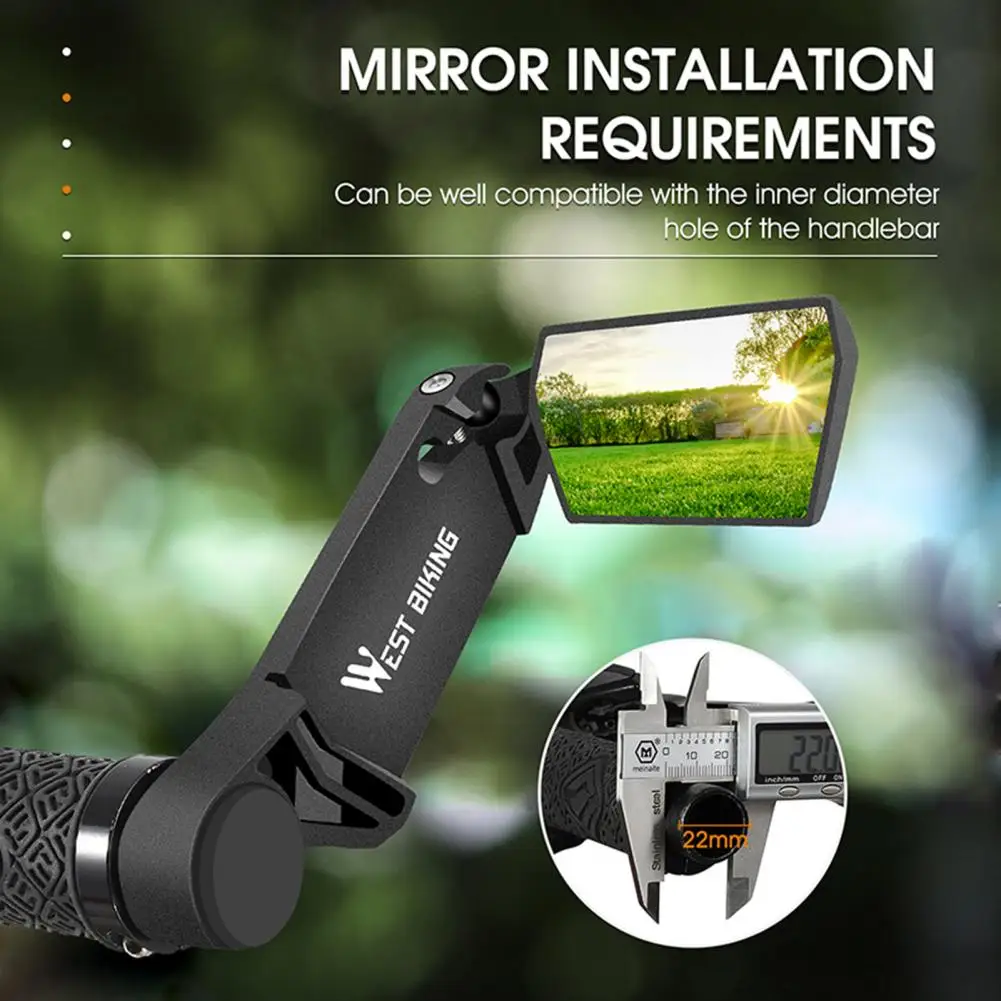 

High Clarity Accessories Portable Multi-purpose Bike Mirror for Bicycle