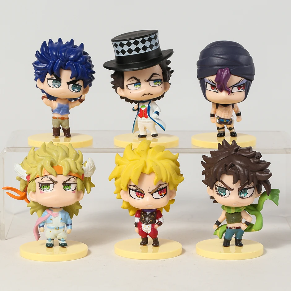 

JoJo's Bizarre Adventure Battle Tendency Jonathan Joseph Dio Brando Kars Caesar Zeppeli PVC Model Dolls Toys Colletible Figurals