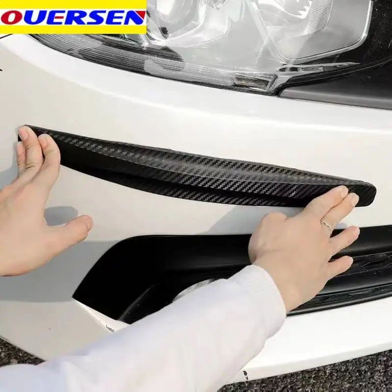 

Car Bumper Protector Strip 2pcs Guard Corner Protection Strips Scratch Protector Crash Blade Anti-collision Auto Accessories