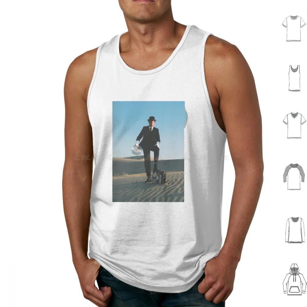 

[ High Quality ] Wish You Were Here Back Cover Artwork Tank Tops Vest Sleeveless 19 Music Guitar Vintage Wish You Were Here