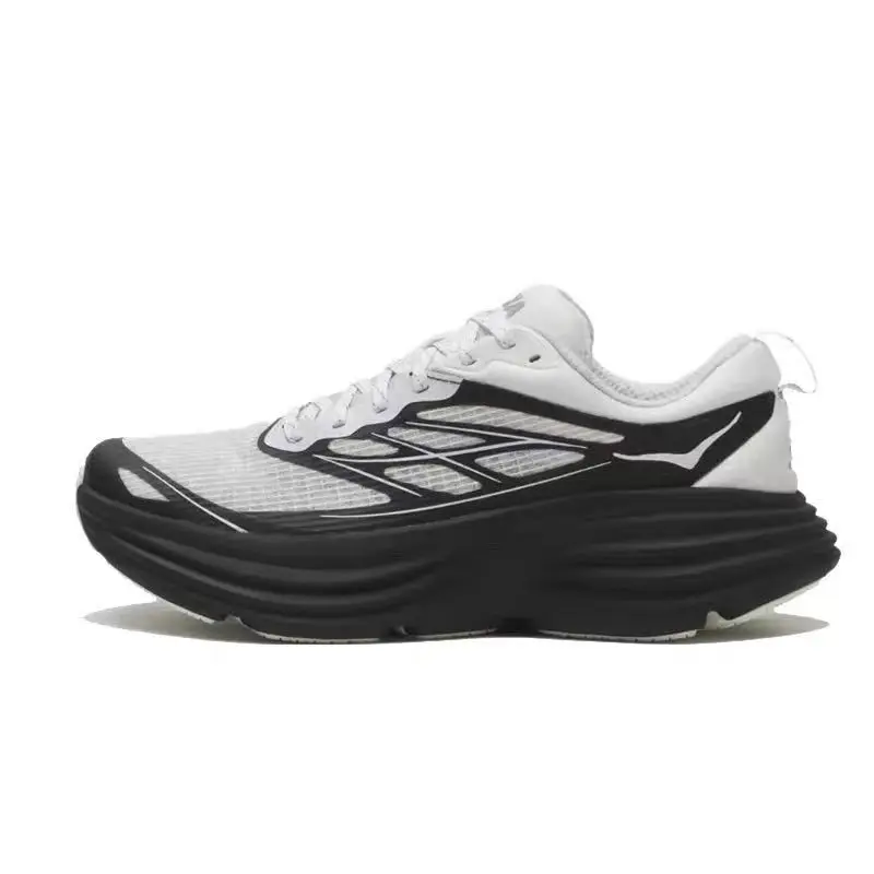 Фото Оригинальные легкие кроссовки Hoka One One Bondi 8 TS для мужчин и женщин, эластичные амортизирующие кроссовки, дышащие, для улицы №1