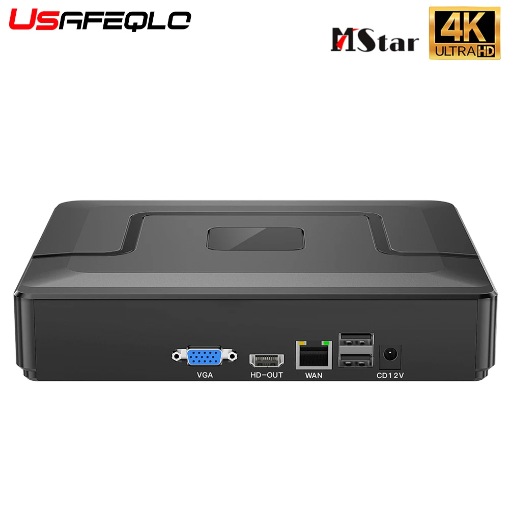 Видеорегистратор H.265 10CH 16CH 32CH For 8MP 4K IP-камера с поддержкой распознавания лиц людей