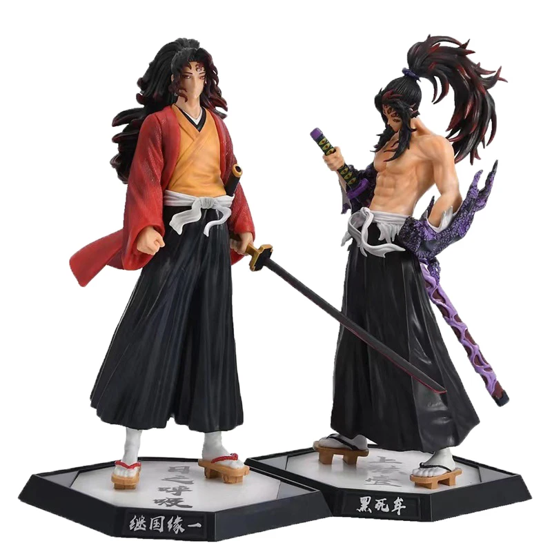 

Фигурки аниме «рассекающий демонов» 30 см, экшн-фигурки Tsugikuni Yoriichi Kokushibo Daki Giyuutarou, коллекционные модели игрушек