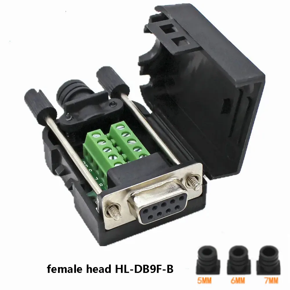 

Беспаечные разъемы DB9 RS232 RS485 9-контактные