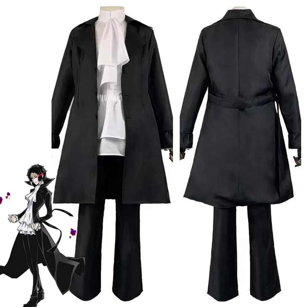 

Bungo Stray Dogs Ryunosuke Akutagawa Cosplay Costume Outfits Halloween Carnival Suit