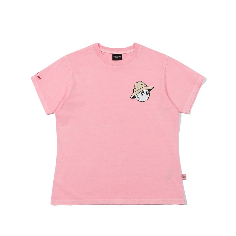 

Женская футболка с коротким рукавом и круглым вырезом, весна-лето