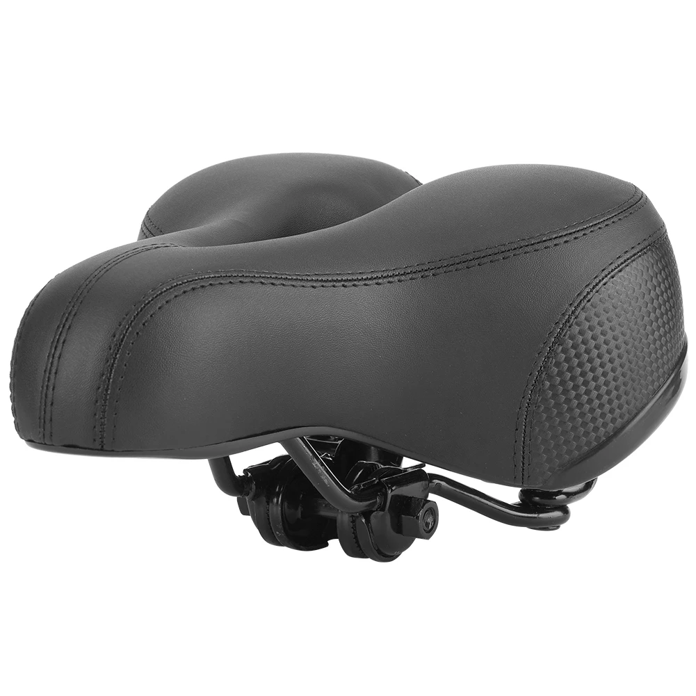 

Ergonomic Mountain Bike Cushion Seats Reflective Strip Cycling Bicycle Saddle Pad Black
