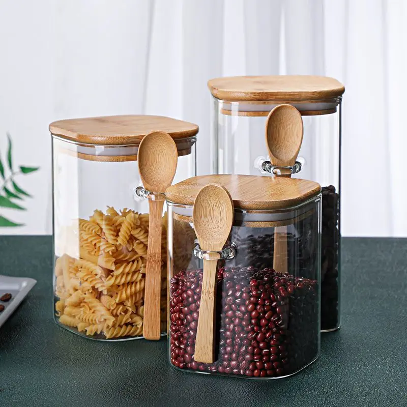 

Storage Glass Tea Box Vintage Chinese Modern Traditional Kitchen Vertical Tea Box Cylindrical Ceremony Boite The Container