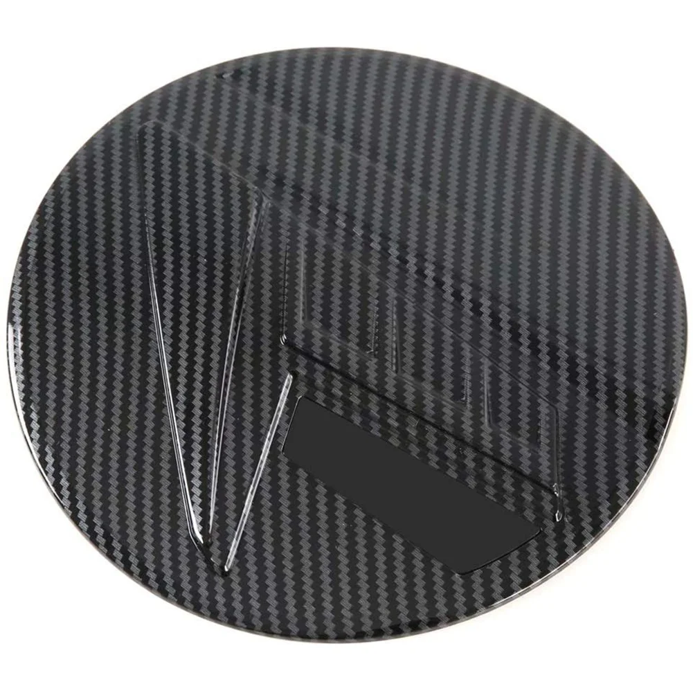 for Hyundai Elantra CN7 2021 Car Accessories Gas Fuel Tank Door Decoration Cap Cover Trim Sticker Carbon Fiber Grain