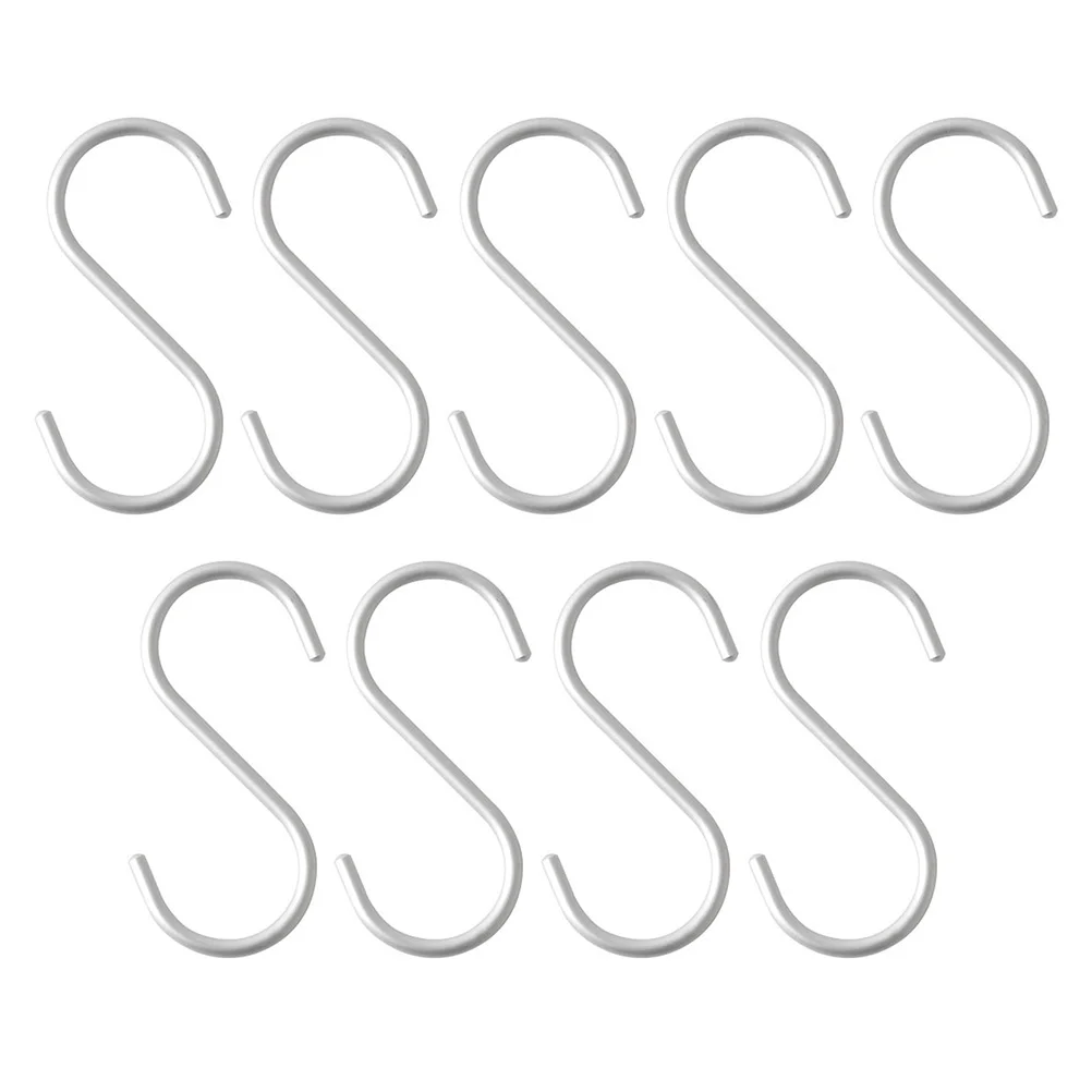 

9pcs Heavy Duty Hooks Aluminum Alloy Hanging Shape Hook for Kitchen