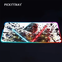 Wars RGB Mouse Pad 900x400mm Rubber Gaming Mouse Pad LED Laptop Keyboard Mat Anti-slip Best Choice Mousepad XXL Desk Mat