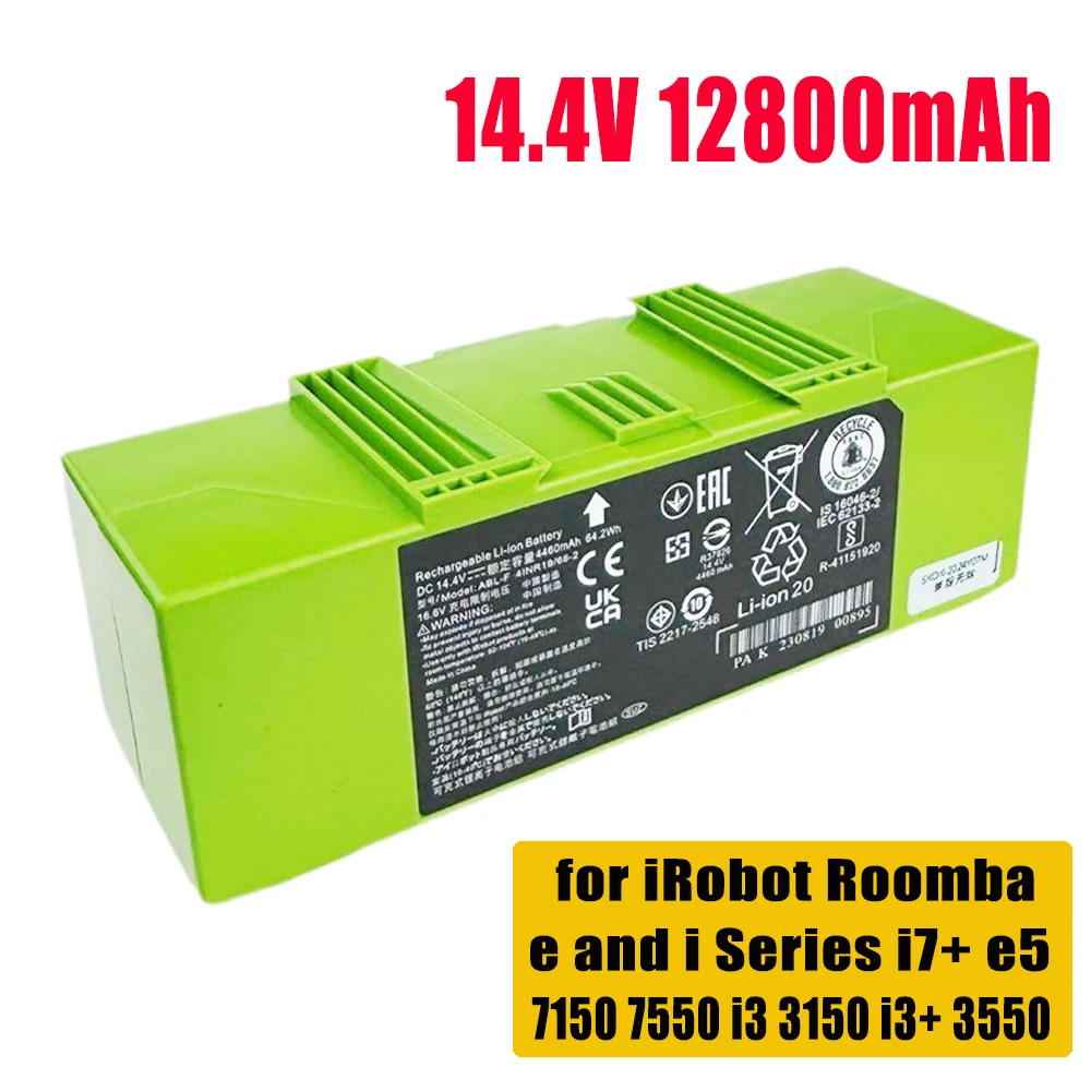 Аккумулятор ABL-F для iRobot Roomba i3 i3+ i4 i4+ 4150 4550 4552 i8 i8+ i8550 E5 5150 E5150 E5154 E5158 E6 6198 J7 J7+ 7550