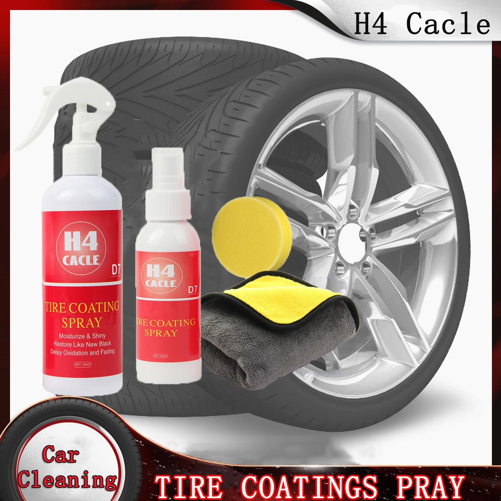Спрей для покрытия шин многофункциональный очиститель автомобильных удаления