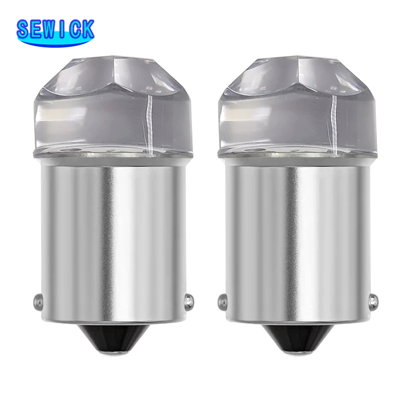 100 шт. P21W P21 1156 1157 BA15S BAY15D 9 светодиодов 3030 SMD Автомобильная сигнальная лампа R5W R10W