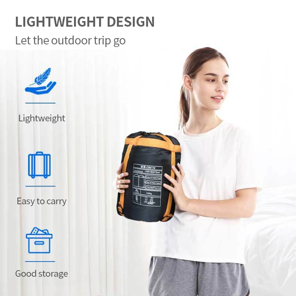 Спальный мешок с электроподогревом ультралегкий водонепроницаемый Зимний