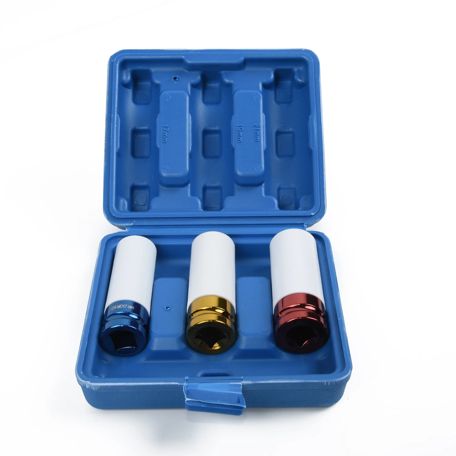 

3Pcs Wheel Nut Socket set 17/19/21mm Truck Non-slip Protection Durable