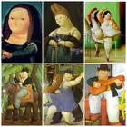 5D DIY алмазная живопись мультфильм Мона Лиза Алмазная Вышивка милые полные женщины Стразы мозаика домашний декор