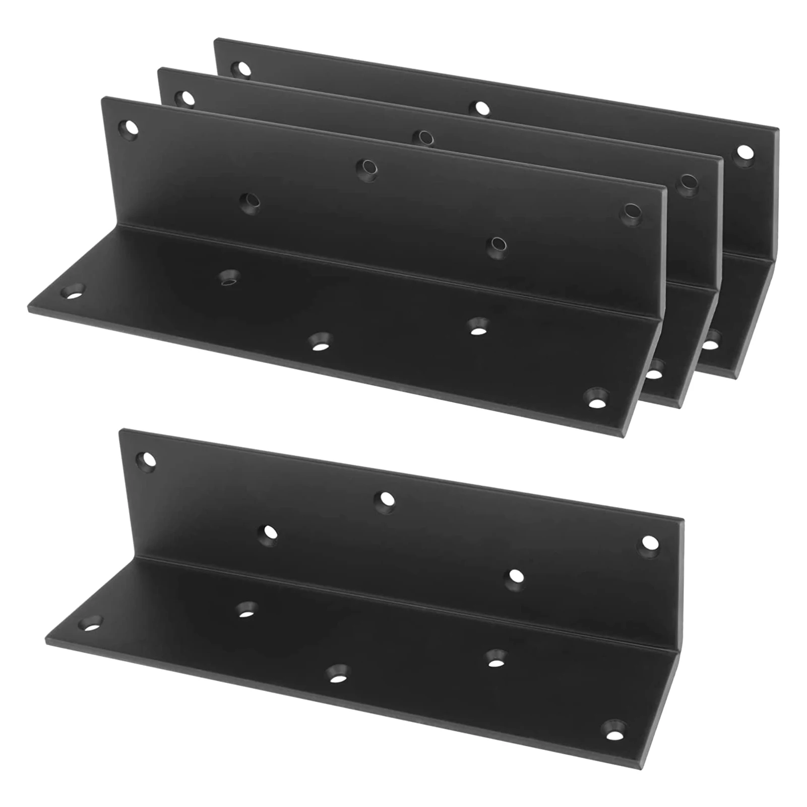 

4 Pcs Garden Bed Corner Bracket Pre-drilled Garden Bed Corner Braces Metal Garden Corner Bracket Resistant Rust Metal Bed Corner