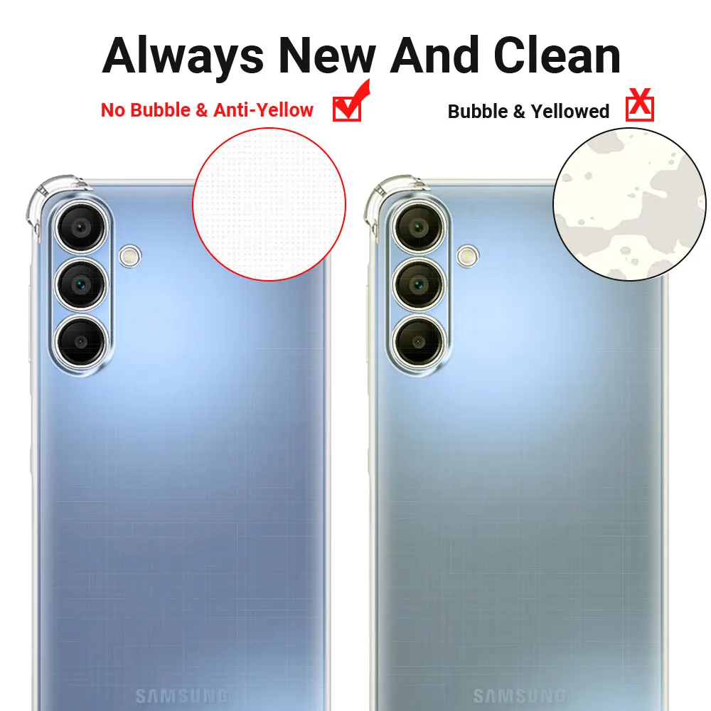 Противоударный чехол с подушкой безопасности для Samsung A24 A245F телефона Galaxy A34 A346E