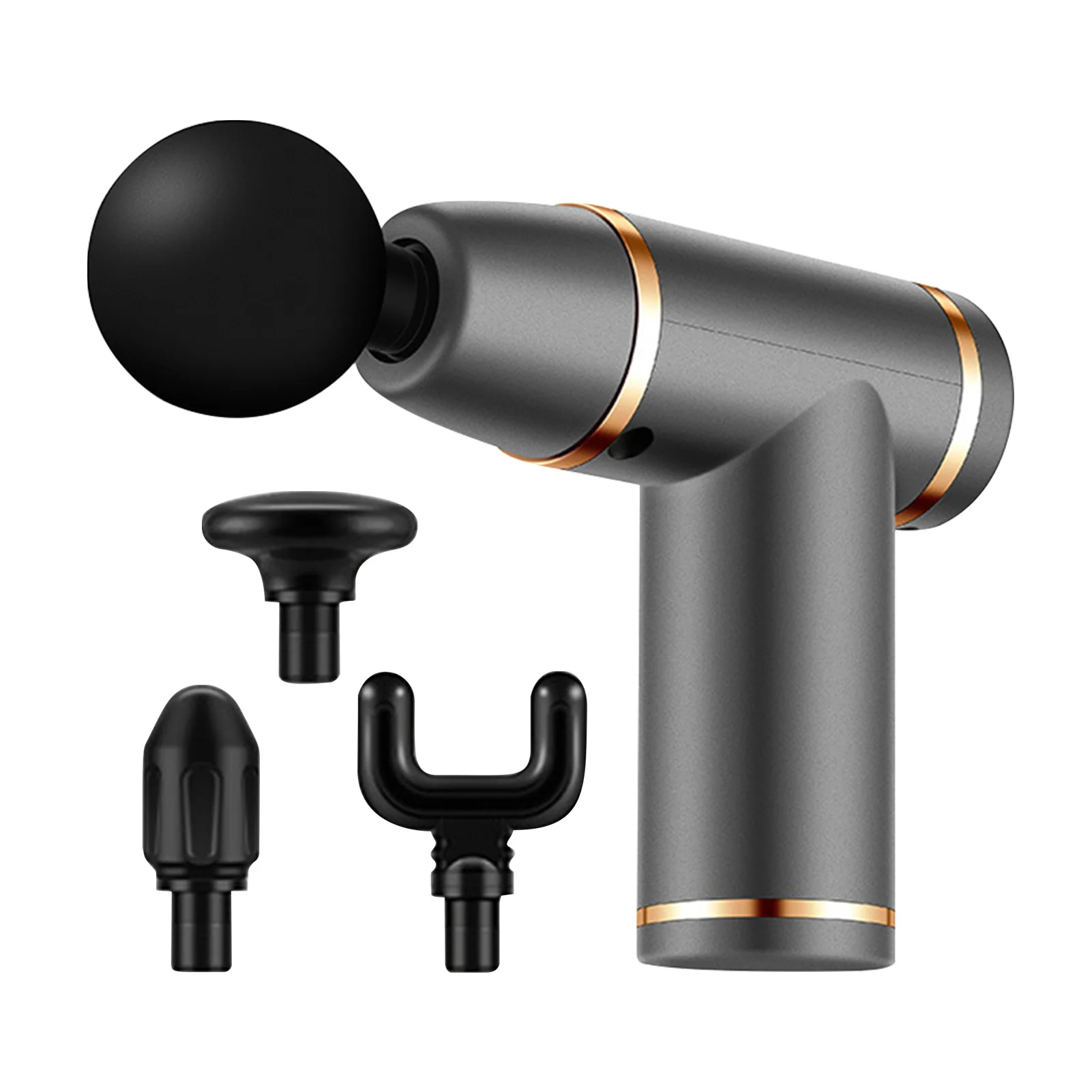 

Replacement Deep Tissue Handheld Home 8 Speeds Quiet Vibration Lightweight With 4 Heads Rechargeable For Muscle Massage Device