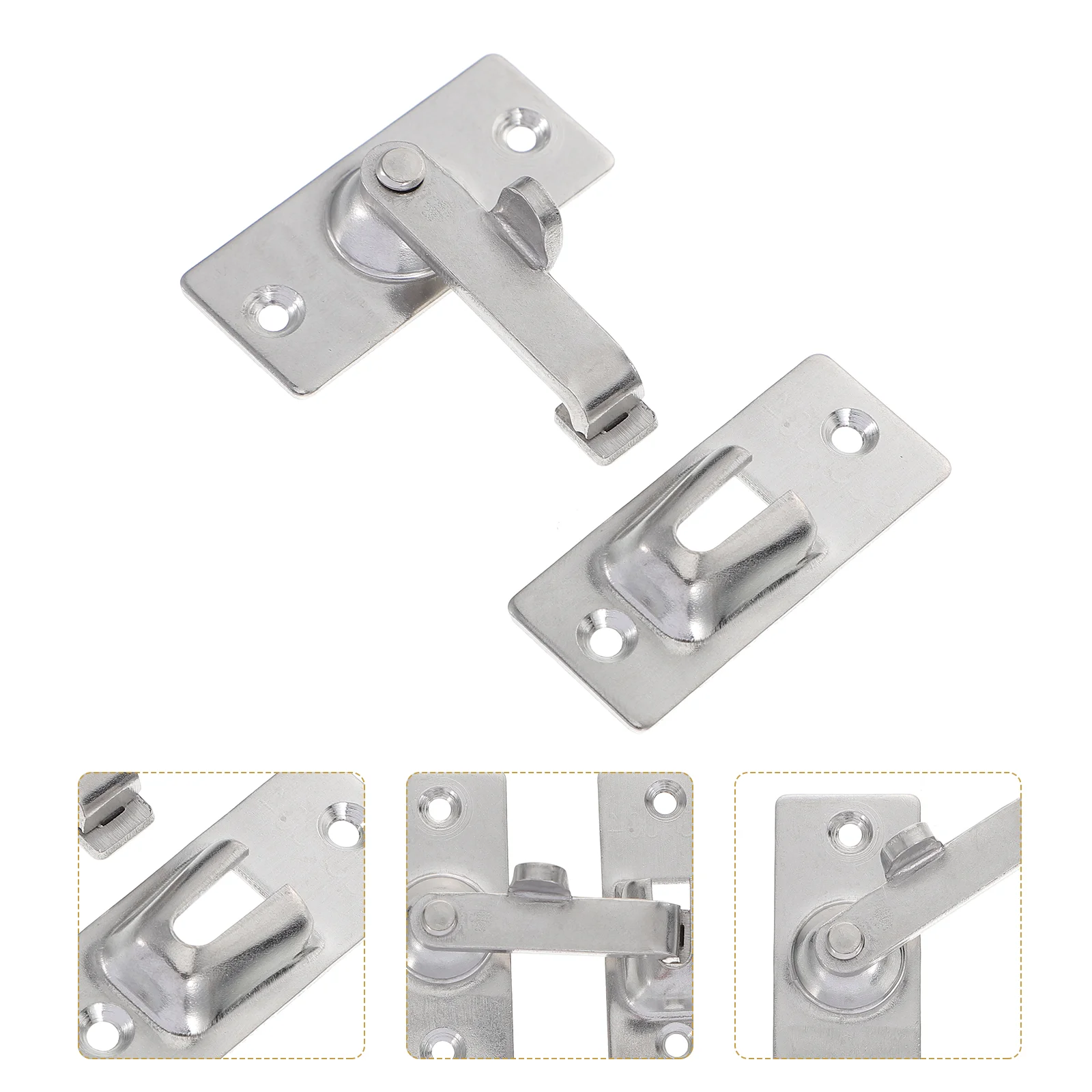 

1 Set Anti-theft Safety Heavy Duty Bolt Indoor Gate Lock