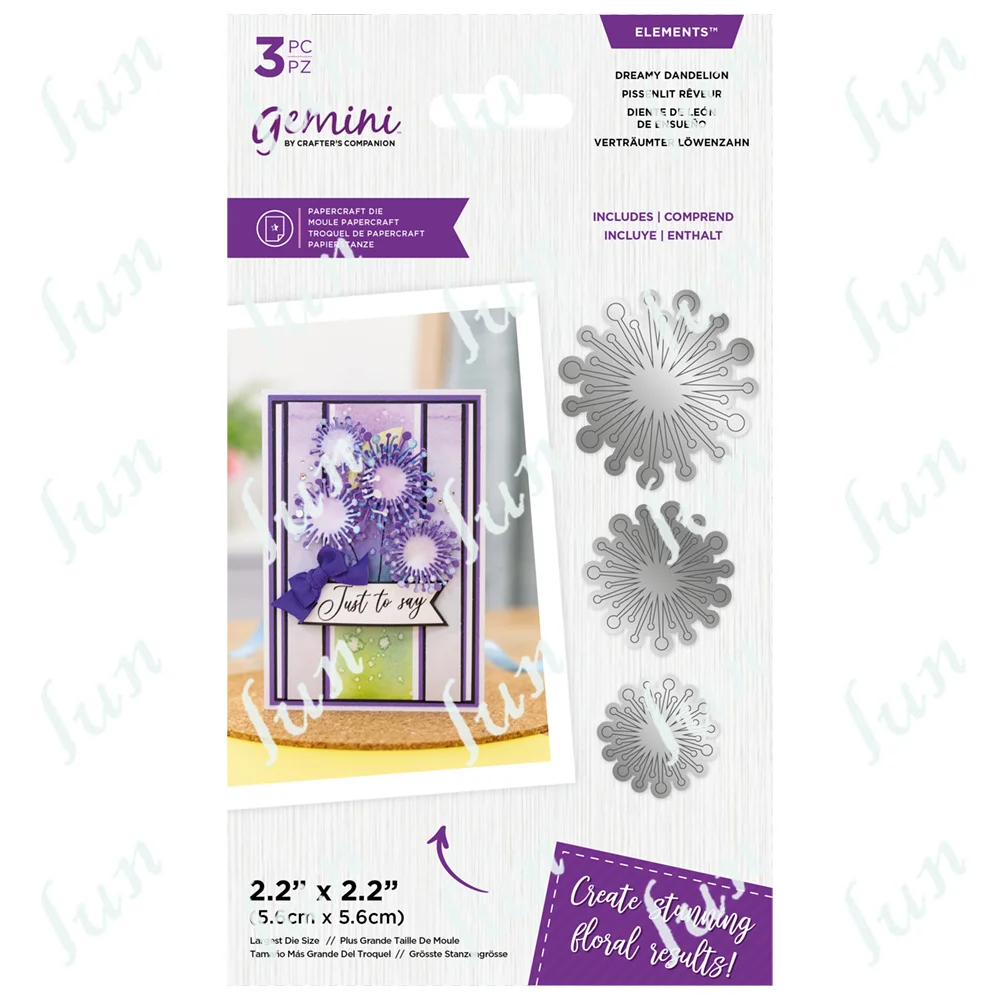 

2022 Hot Sale New Dreamy Dandelion Holiday Decor Metal Cutting Dies Diy Scrapbooking Paper Card Coloring Handmade Embossing Mold