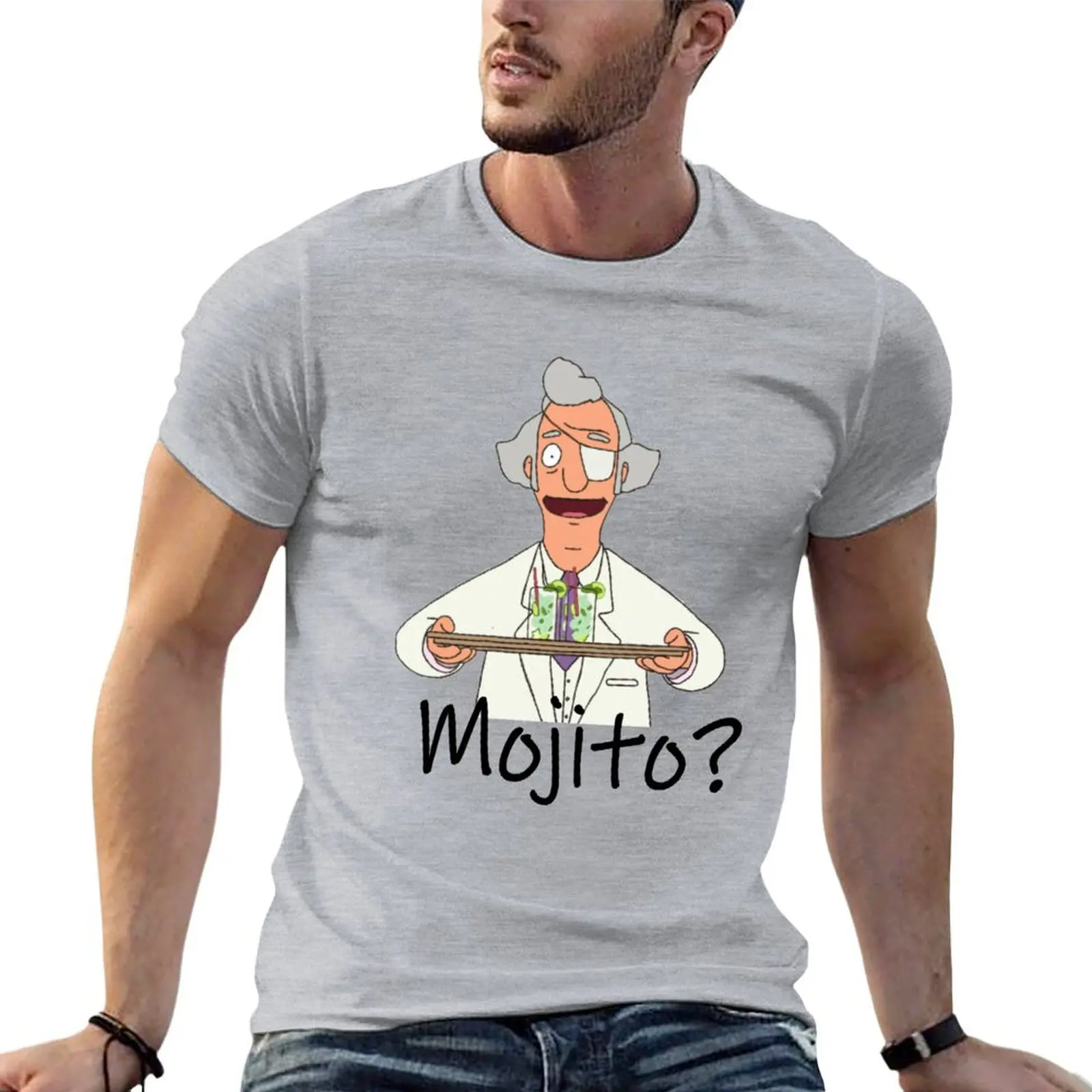 Футболка MR FISCHOEDER MOJITO кавайная одежда блузка для мальчика мужские футболки с