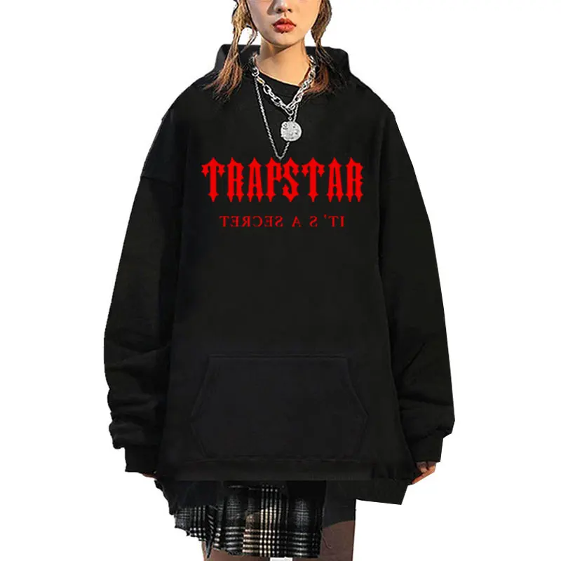 

2022 Streetwear Fashion Letter Trapstar Hoodies Men Women Hooded Pullover Oversized Fleece Hoodie Sweatshirts Sudadera Hombre